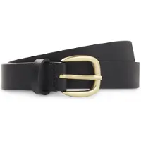 BOSS Ceinture en cuir italien avec boucle dorée