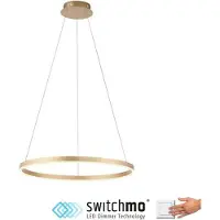 JUST LIGHT Lampe suspendue Ritus laiton