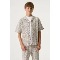 Garcia Q263410 Short Sleeve Shirt Beige 14-15 Years Garçon