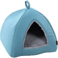 Flamingo Isidoor Cat Bed Bleu 38 x 38 x 40 cm