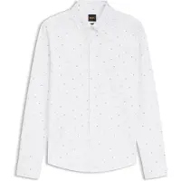 BOSS Chemise Relaxed en jersey de coton imprimé