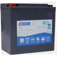 Exide Ytx14-bs Gel Battery Clair