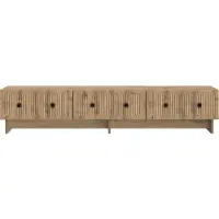 vidaXL Meuble TV 147 x 34,5 x 30 cm en aggloméré chêne Artisan