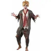 Creaciones Llopis Zombie School Costume Marron L Enfants