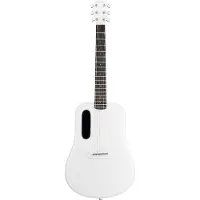 Lava Music ME 4 Carbon 36" White guitare électro-acoustique folk connectée avec housse Airflow Bag