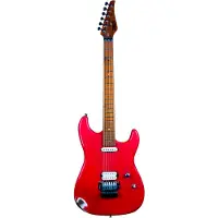 JET Guitars JS-850 FR Red Distressed guitare électrique