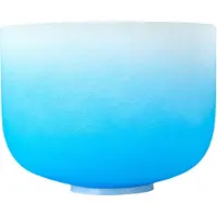 Sela 10" Blue Crystal Singing Bowl Throat Chakra
