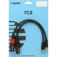 Klotz AL-RF0300 set de câbles RCA vers XLR femelle 3 m
