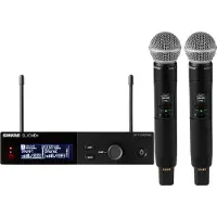 Shure SLXD24D+ /58-S50 système micro sans fil avec 2 micros main (823-865 MHz)