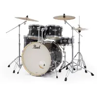 Pearl Export EXX725NBR/C778 Graphite Silver Twist 5d. batterie avec matériel et jeu de cymbales (rock)