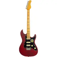 Sire Larry Carlton S7 Flamed Maple New Gen See Through Red guitare électrique