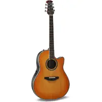 Ovation 2762BL-HB-G Pro Series Custom Balladeer Deep Contour Guitare électrique-acoustique western Honey Burst