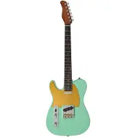Sire Larry Carlton T7L Mild Green guitare électrique pour gaucher