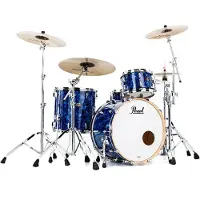 Pearl MMGC924XSP-S/C418 Masters Maple Gum kit de batterie 4 fûts Blue Abalone
