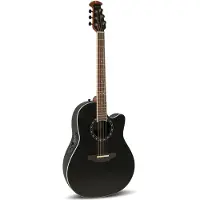 Ovation 2771AX-5-G Pro Series Balladeer Deep Contour Cutaway Black guitare électro-acoustique folk