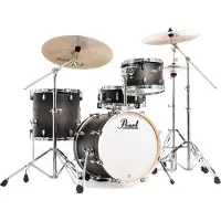 Pearl DMP984/C262 Decade Maple Satin Black Burst batterie 4 fûts