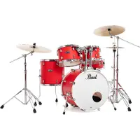 Pearl DMP905/C899 Decade Maple Matte Racing Red batterie 5 fûts