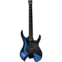 Mooer GTRS Guitars Wing 900 Aurora Purple Intelligent Guitar sans tête avec système sans fil et housse