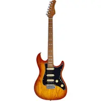 Sire Larry Carlton S7 HSS Ash Top Amber Burst guitare électrique