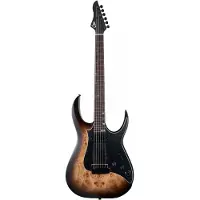 Mooer GTRS Guitars Modern 810 Natural Burst Intelligent Guitar avec housse