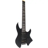 Sire Larry Carlton X6 7-String Headless Black Satin guitare électrique avec housse