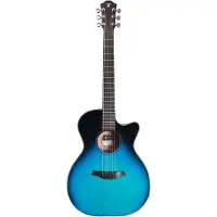 Furch Spectra Plus OMc-EM a Baltic Blue Orchestra guitare western avec sac de transport