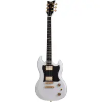 Schecter Zacky Vengeance ZV-H6LLYW66D Gloss White guitare électrique