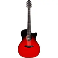 Furch Spectra Plus OMc-EM a Maranello Red Orchestra guitare western avec sac de transport