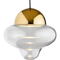 Design By Us Suspension , Nutty XL, dimmable, Transparent, Salon / séjour, Verre, Design