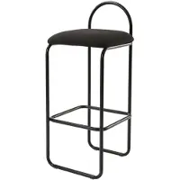 AYTM Angui High Chaise de Bar 92.5 cm | Anthracite Boucle