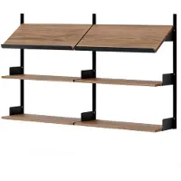 New Works Office Etagère murale Walnut | Black