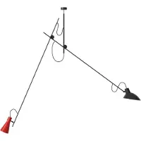 Astep VV Cinquanta Suspension Black Structure, Black and Red Reflectors