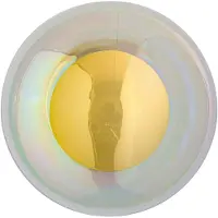 Ebb & Flow Horizon Plafonnier / Applique Ø: 21 cm | Shiny Gold | Chameleon E14IP44