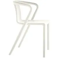 Magis Air Armchair Ottoman White 1730 C