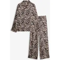 Bonprix Pyjama tissé en satin