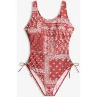Bonprix Maillot 1 pièce sculptant à fronces, maintien léger
