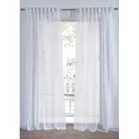 Bonprix Voilage texturé, disponible en extra long et large (1 pce)