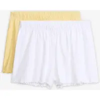 Bonprix Lot de 2 shorts de pyjama en jersey pointelle