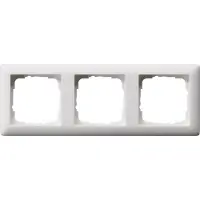 Gira Cadre , triple, Standard 55, blanc pur mat, 1 pièce.