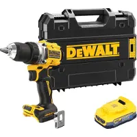 DeWalt DCD 800 NT Perceuse-visseuse sans fil 18 V 90 Nm Brushless + 1x batterie Powerstack 1,7 Ah + TSTAK - sans chargeur