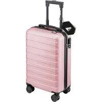 Nohrd Hand Luggage Suitcase - Rose Gold - Travel Suitcase with Wheels - 55x35x20 cm - Hand Luggage Trolley Lightweight - Travel Suitcases - Trolley on Wheels - Suitcases