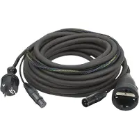 DAP FP09 Schuko/XLR F - Schuko/XLR M 20 m