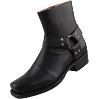 Sendra Boots Herren Biker Stiefelette 12851 Schwarz