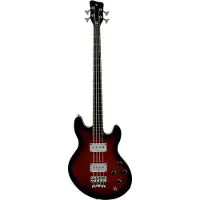Warwick RockBass Artist Line SklarBass I Burgundy Blackburst Transparent High Polish basse hollow body