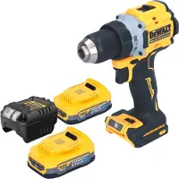 DeWalt DCD 800 E2 Perceuse-visseuse sans fil 18 V 90 Nm Brushless + 2x Powerstack batterie 1,7 Ah + chargeur