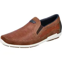 Rieker Chaussons de ville pour hommes, couleur marron, style décontracté
