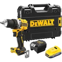 DeWalt DCD 800 E1T Perceuse-visseuse sans fil 18 V 90 Nm Brushless + 1x batterie Powerstack 1,7 Ah + chargeur + TSTAK