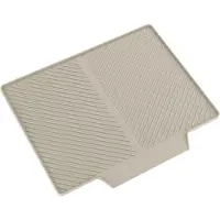SmartaSaker Tapis d'égouttage Nelia, Égouttoir à vaisselle, Beige