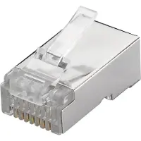 Pearl goobay - Connecteur de réseau - RJ-45 (M) - blindé - CAT 6 (pack de 10)