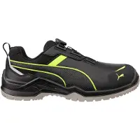 Puma Safety - Chaussures de sécurité Krypton Green Disc Low S3S ESD FO SR 644320, taille 40, noir/vert